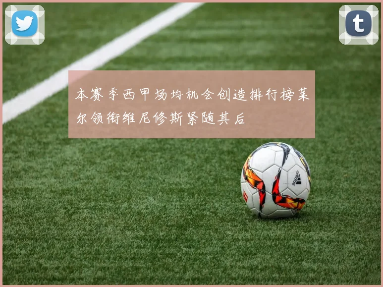 本赛季西甲场均机会创造排行榜莱尔领衔维尼修斯紧随其后